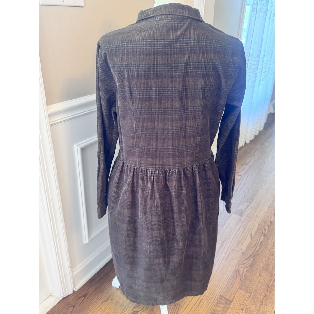 Poetry  Brown Womens corduroy Dress Size 10 - Picture 5 of 16